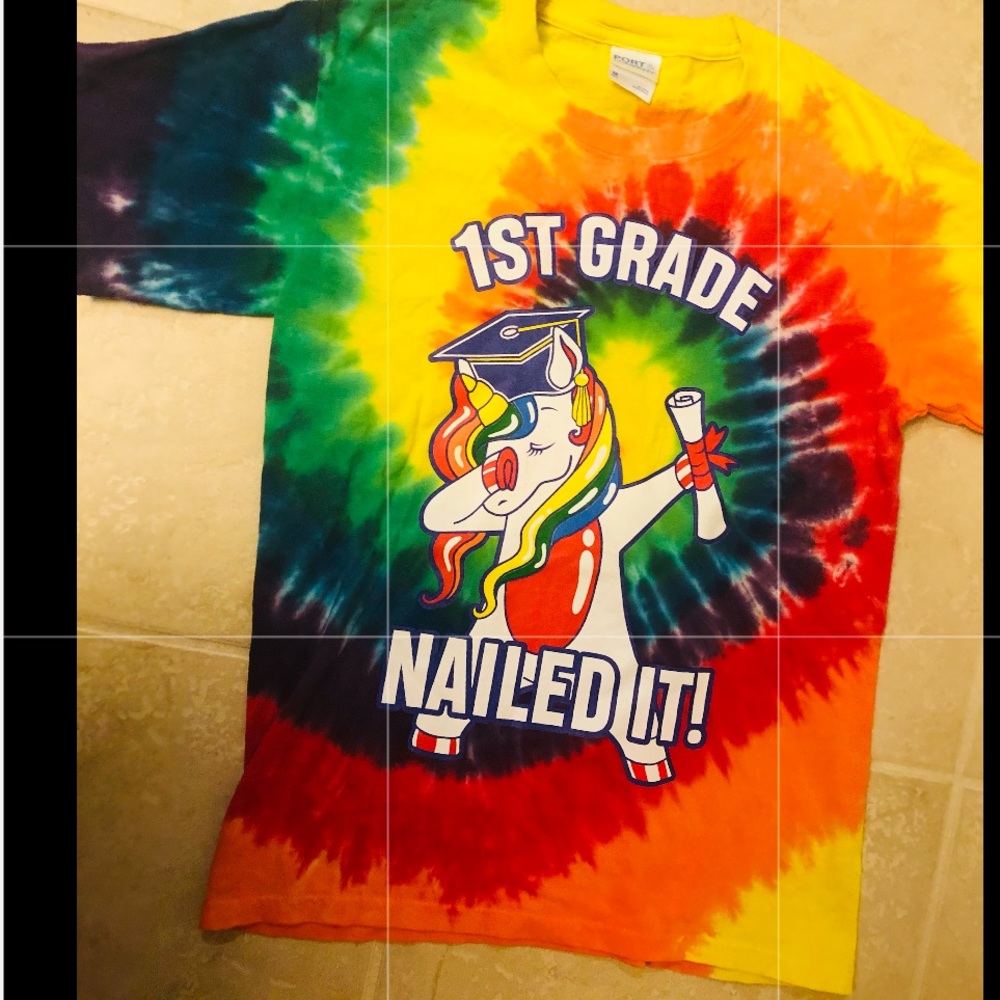 Tie-Dye 1st grade Nailed it T-shirt 🍉 4/$20